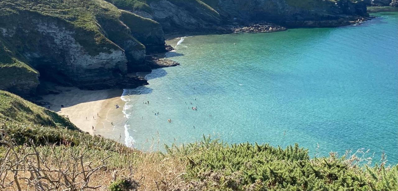 Polrunny Farm Sloe Cottage With A Sea View Boscastle Bagian luar foto