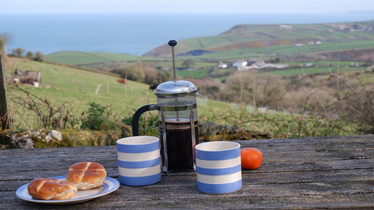 Polrunny Farm Sloe Cottage With A Sea View Boscastle Bagian luar foto