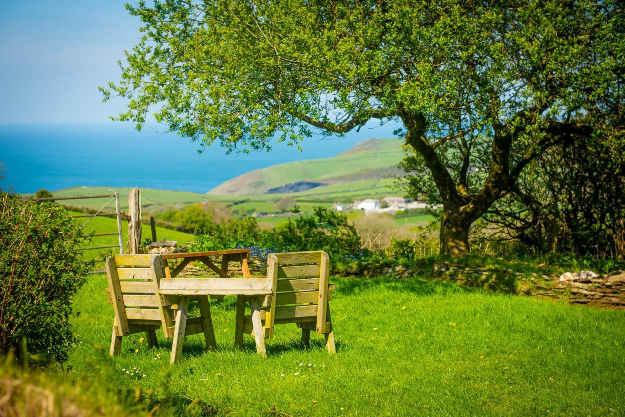 Polrunny Farm Sloe Cottage With A Sea View Boscastle Bagian luar foto